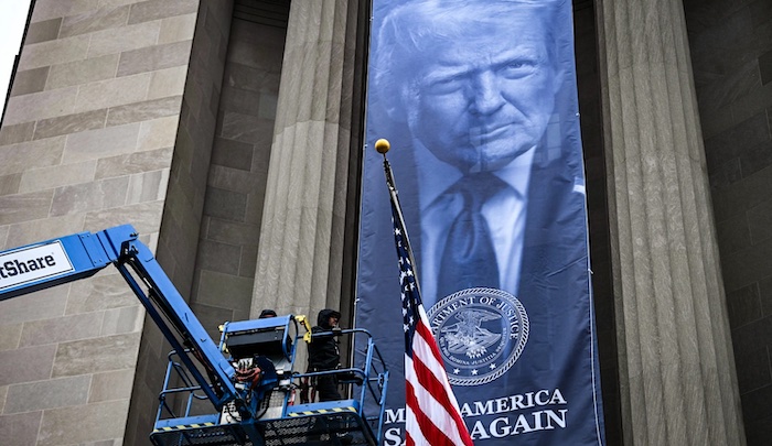 202602Trump-Banner-Unveiled-Outside-Justice-Department-Headquarters