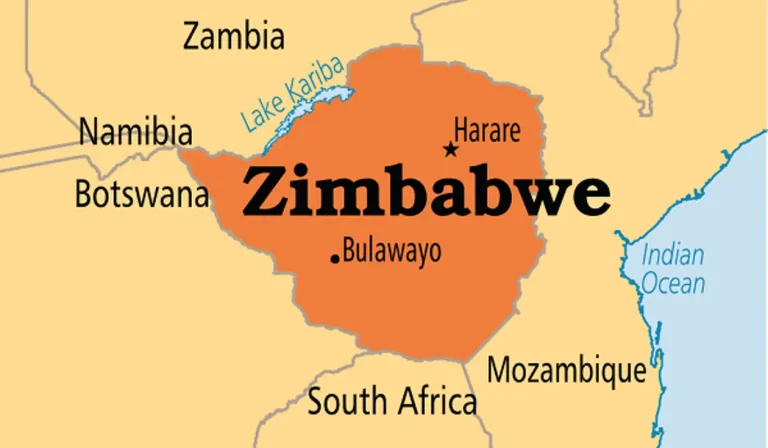 Zimbabwe-map
