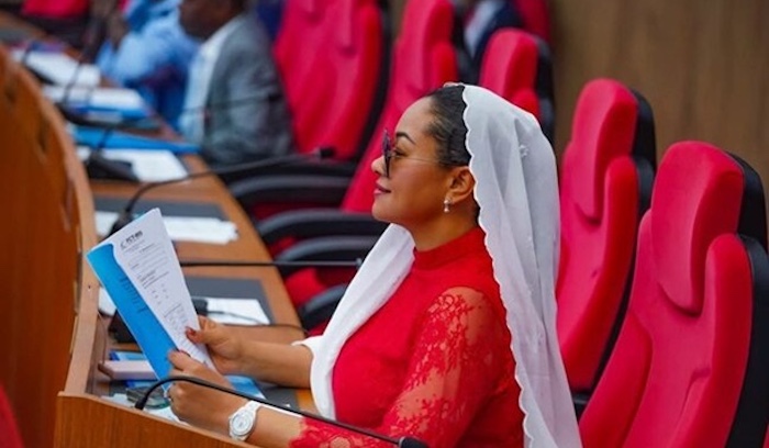 202503Natasha-Akpoti-Resumes-in-Senate-Takes-New-Seat-Assigned-By-Akpabio-