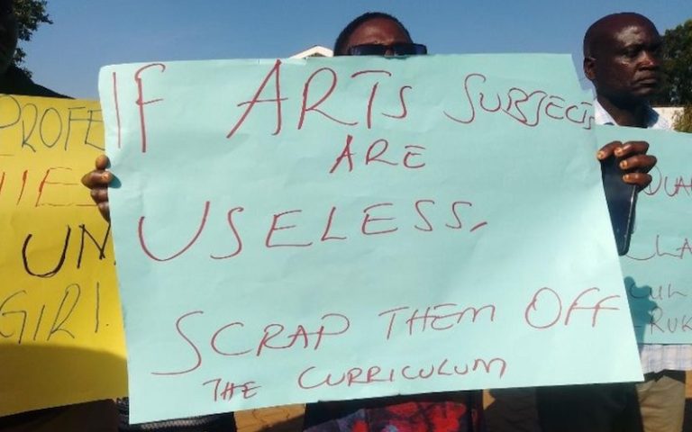 202506Arts-teachers-protest-in-Rukungiri