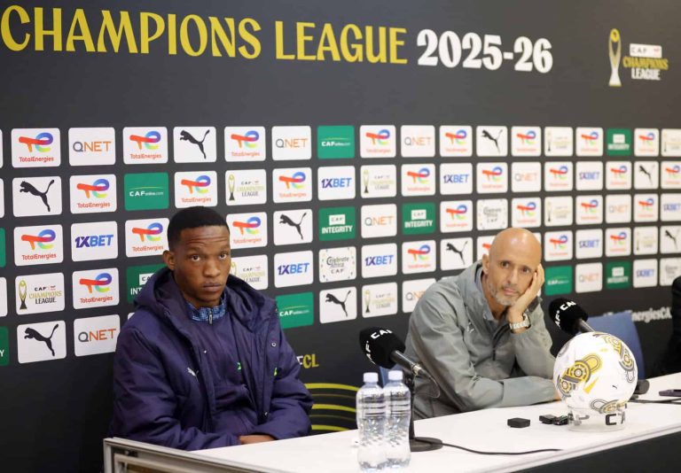 Football - CAF Champions League 2025/26 - Quarter-Final - Mamelodi Sundowns - Press Conference - Loftus Versfeld Stadium