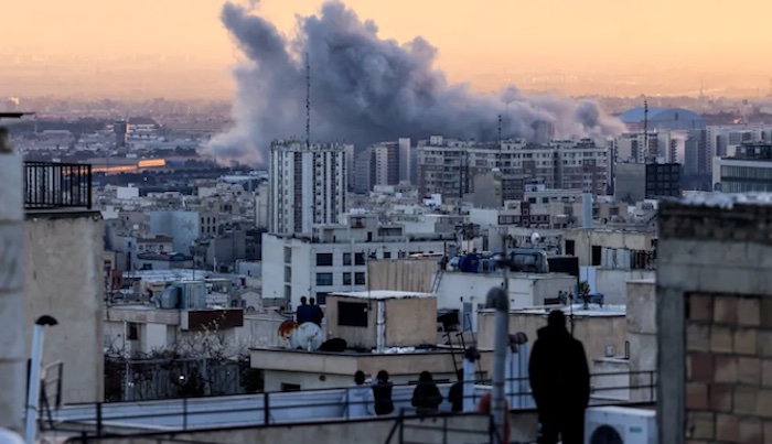 202603Israel-Strikes-Tehran-Security-Sites-After-Iranian-Drone-Hits-US-Consulate-In-Dubai