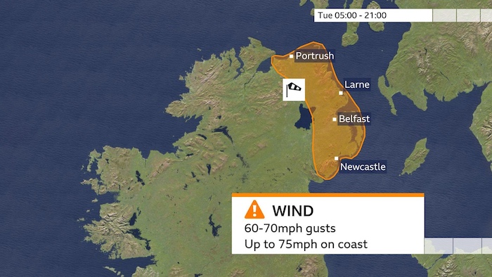 202603UK-Braces-As-Strong-Winds-Sweep-Across-Northern-Regions