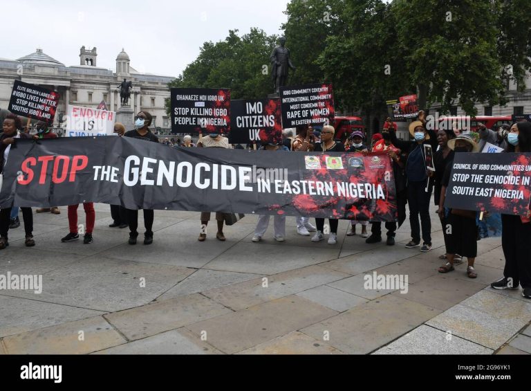 20260424-07-2021-trafalgar-square-nigerian-continues-to-protest-the-genocide-in-nigeria-london-uk-2G96YK1