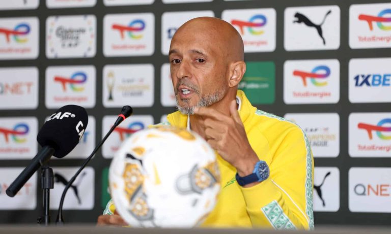 Football - CAF Champions League 2025/26 - Semifinal - Mamelodi Sundowns Press Conference - Rades