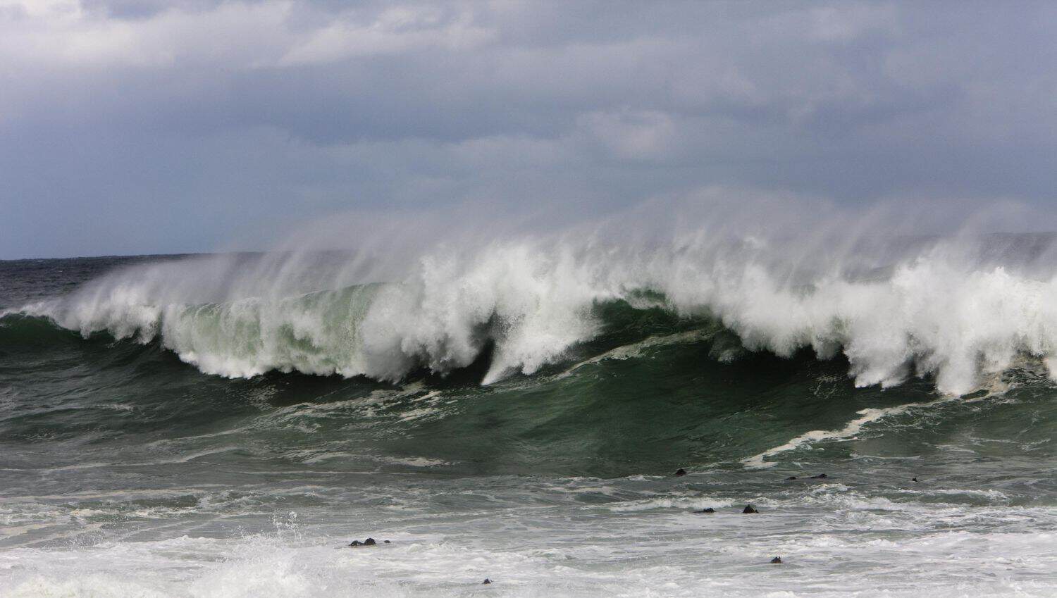 Waves, Coast at Hermanus in South Africa