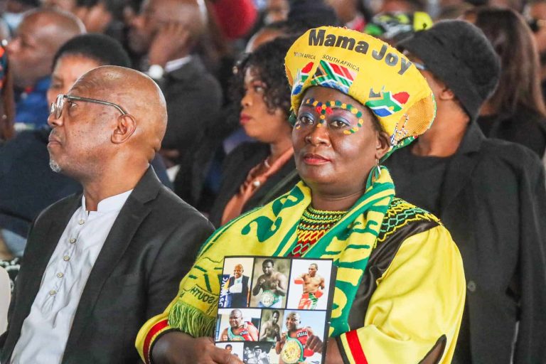 Funeral Service Of Dingaan "The Rose Of Soweto" Thobela