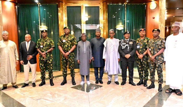 202604Tinubu-Meets-Security-Chiefs-As-Presidency-Defends-Jilli-Airstrike