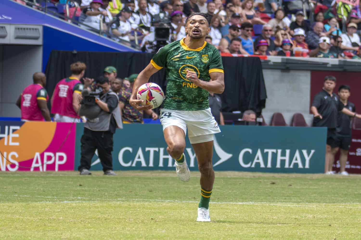 Hong Kong Sevens, Day 3 - Semi Final: South Africa v New Zealand