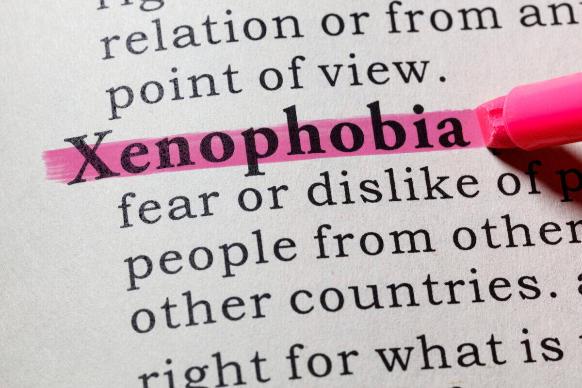 definition of xenophobia