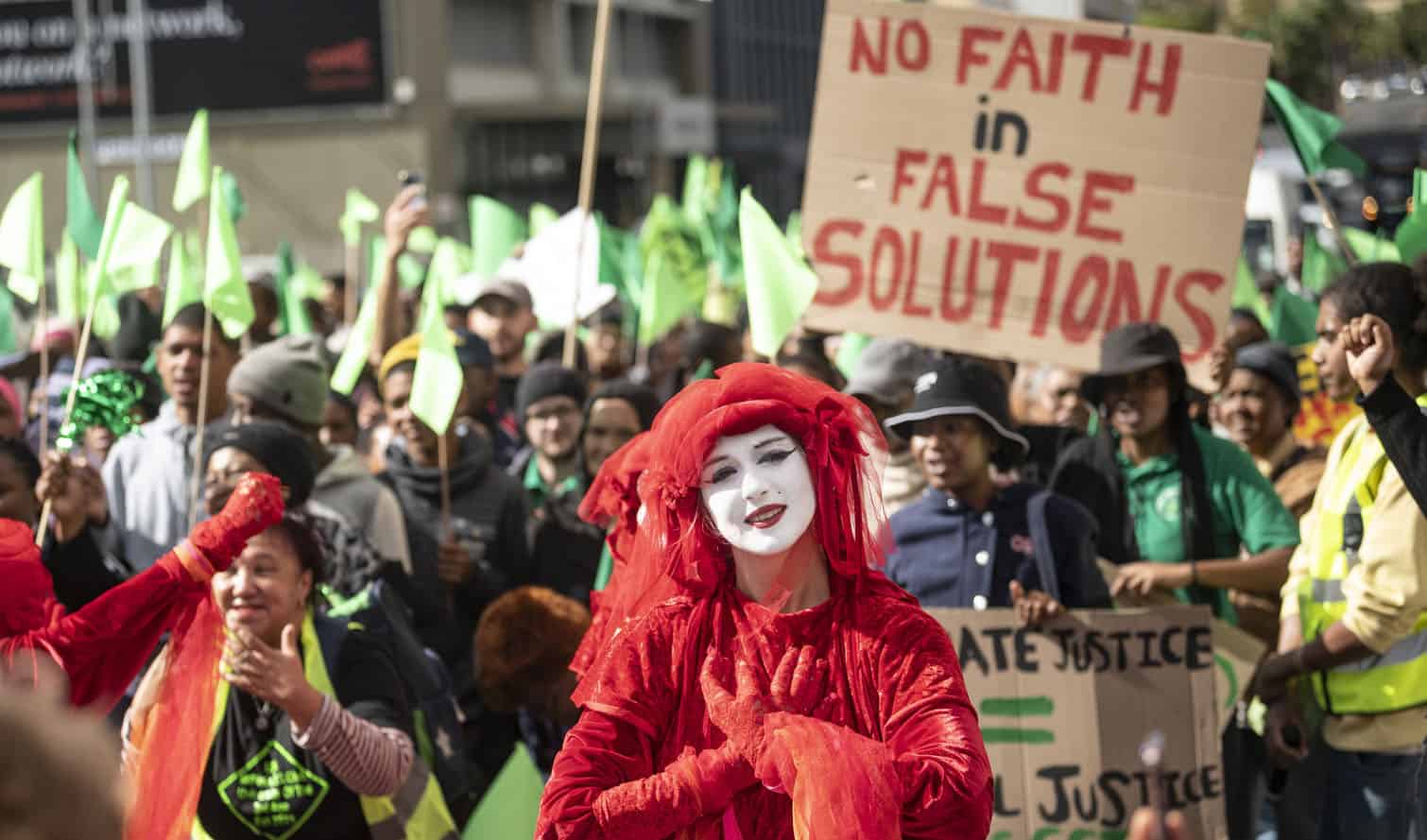 Various Organisations Participate In The No Faith In False Solutions Campaign