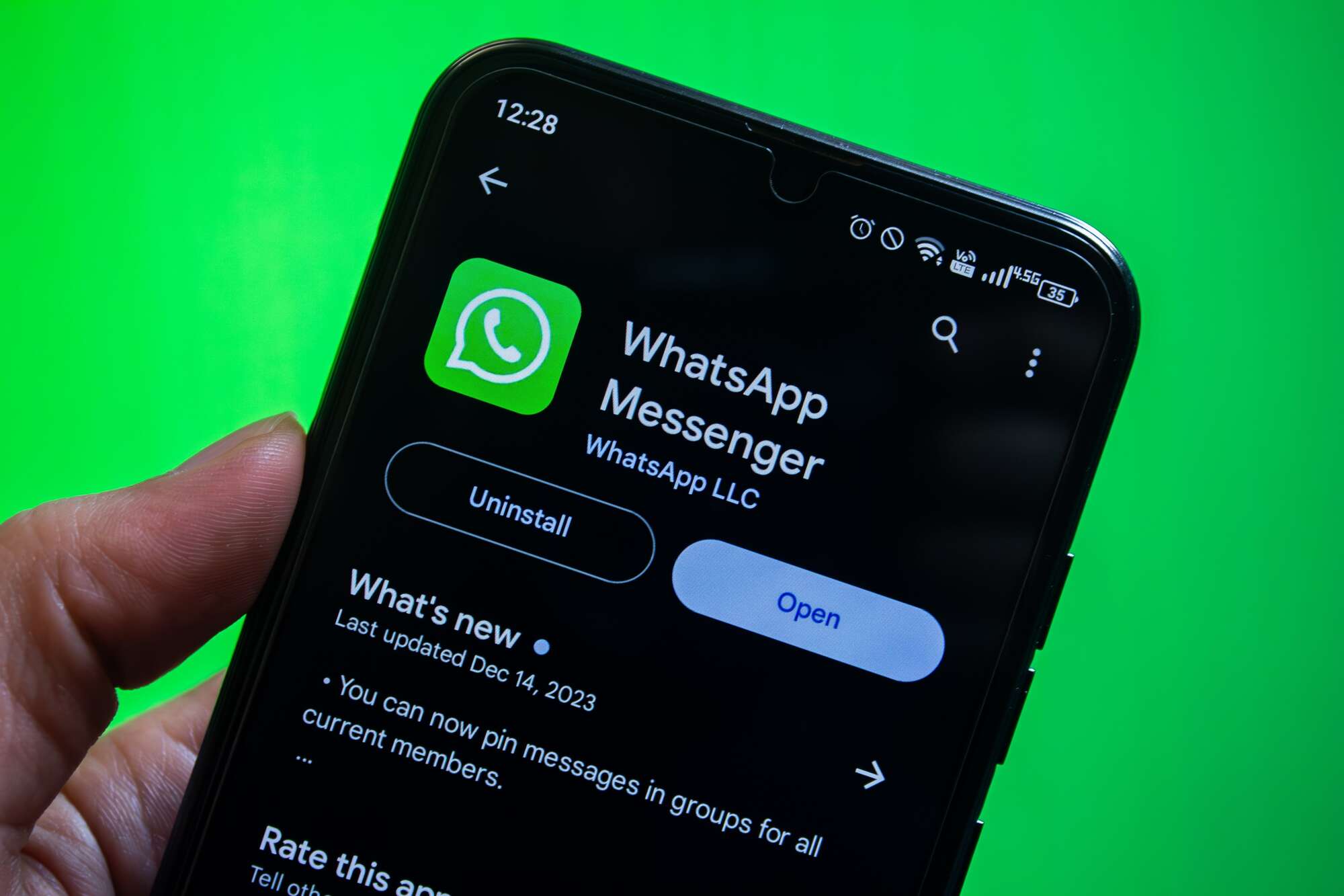 Whatsapp,Android,Application,Displayed,On,Smartphone,Screen.,Afyonkarahisar,,Turkey:,December