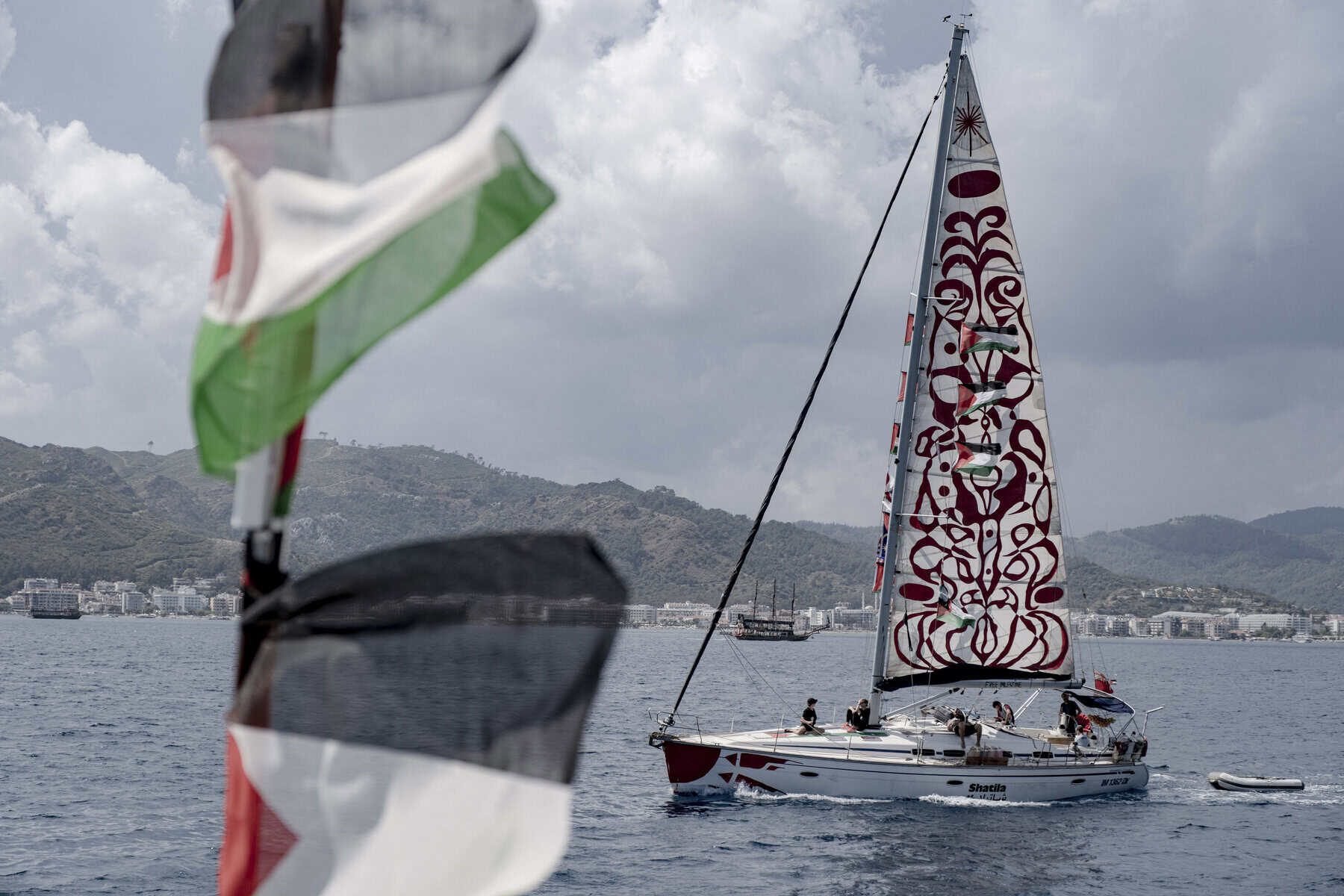 Global Sumud Flotilla Departure Marmaris Port Turkey