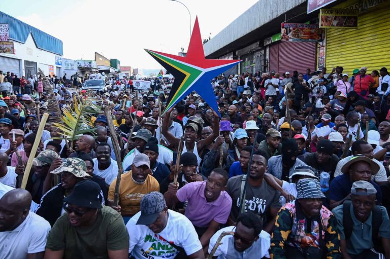 March And March Protest Against Illegal Immigration In Durban