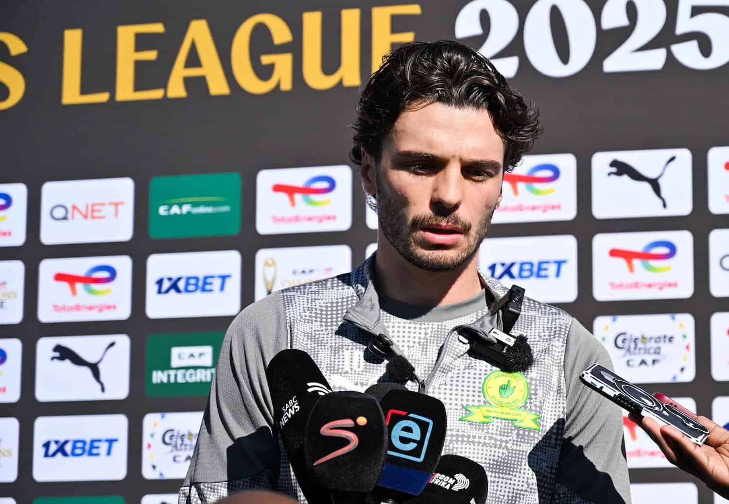 Football - CAF Champions League 2025/26 - Final - 1st Leg - Mamelodi Sundowns Mix Zone - Chloorkop