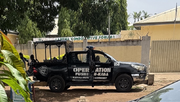 202605Police-Maintain-Tight-Security-At-ACF-Headquarters-Over-Deepening-Leadership-Crisis