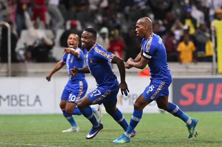 Football - Betway Premiership 2025/26 - TS Galaxy v Mamelodi Sundowns - Mbombela Stadium