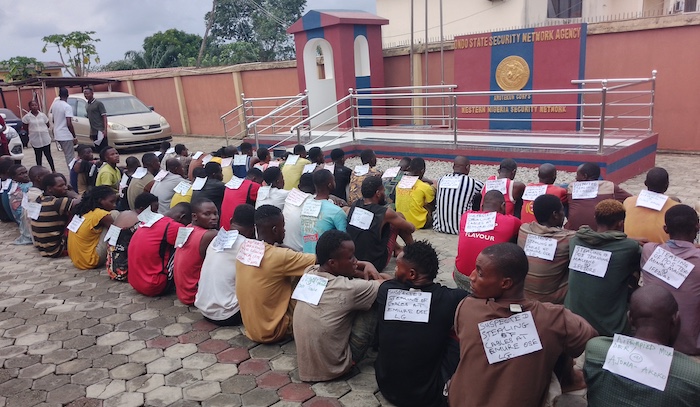 202504Amotekun-Nabs-28-Member-Kidnap-Syndicate-in-Ondo