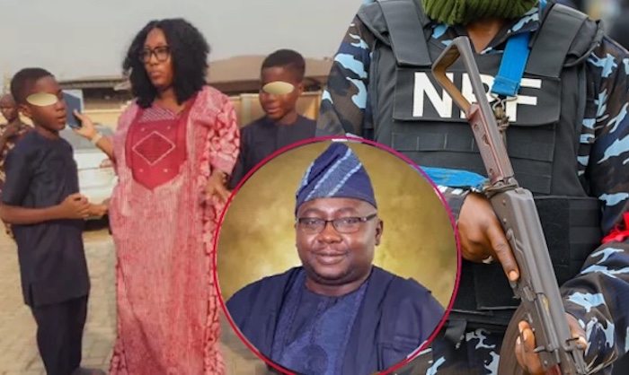 202606Police-Rescue-Ex-Minister-Adelabus-Sister-And-Her-Twin-Sons-After-Gun-Battle-With-Kidnappers