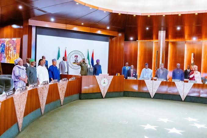 202606President-Tinubu-swore-in-eight-commissioners-for-RMAFC-and-NPC-before-Mondays-Federal-Executive-Council-meeting-in-Abuja
