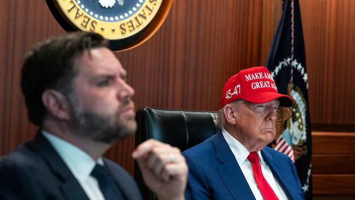 202603White-House-Divided-As-Trump-Aides-Debate-Path-To-End-Iran-War