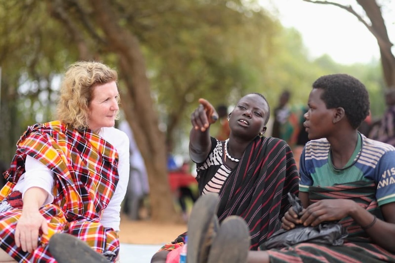 202607Irelands-Ambassador-to-Uganda-Mags-Gaynor-interacts-with-Karamoja-residents