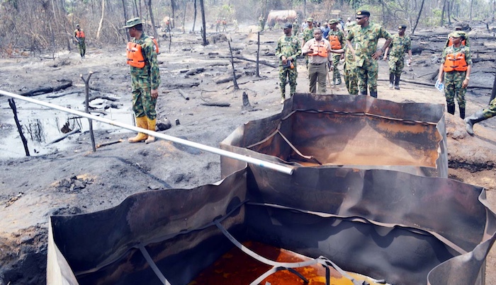202506Navy-Destroys-5-Illegal-Refining-Sites-in-Rivers